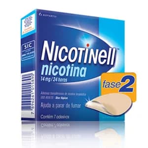Nicotinell 14 mg/24 horas, 14 mg/24 h Saqueta 14 Unidade(s) Adesivo transder
