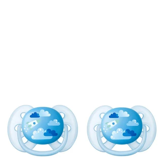 Philips Avent Ult Soft Chup Deco6-18m Boyx2