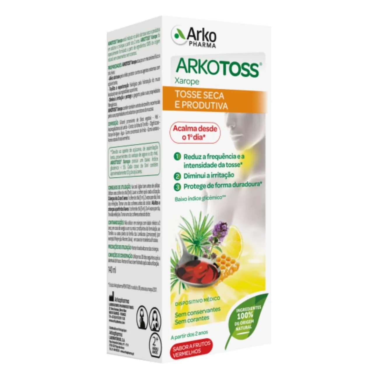 Arkotos Tosse Xarop Frutos Verm 140Ml