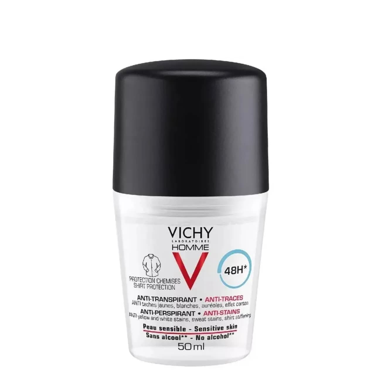 Vichy Homme Deo Roll On Manchas 50ml