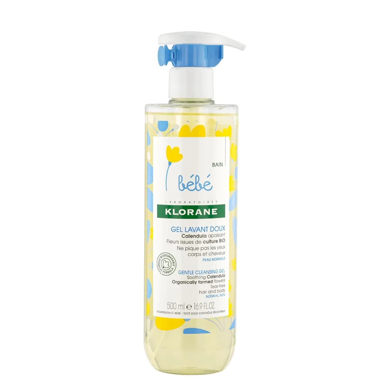 Klorane Bebe Gel Suave Corp/Cab 500ml