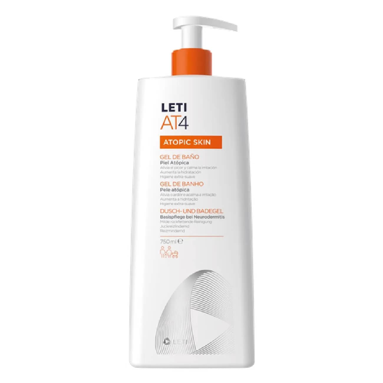 Letiat4 Gel Banho P Atop 750ml