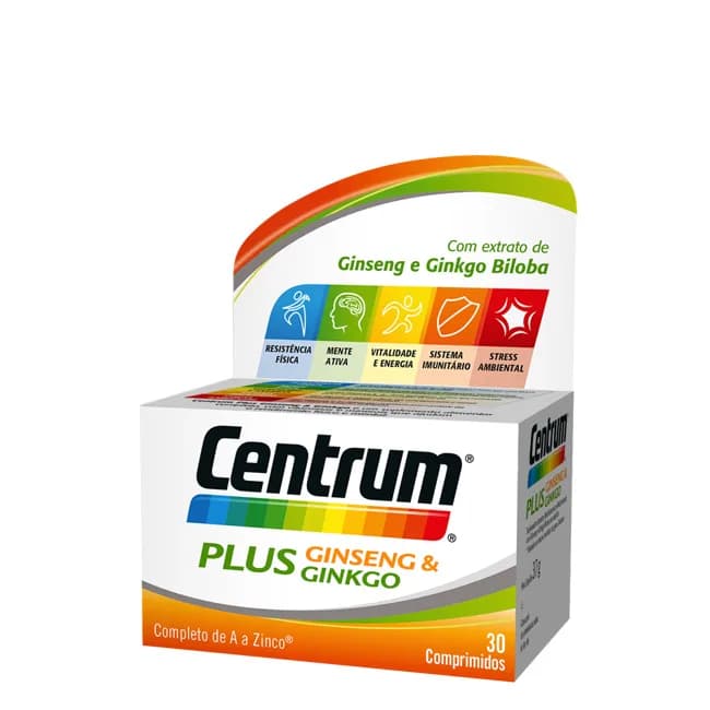 Centrum Plus Ginseng Ginkgo Compx30