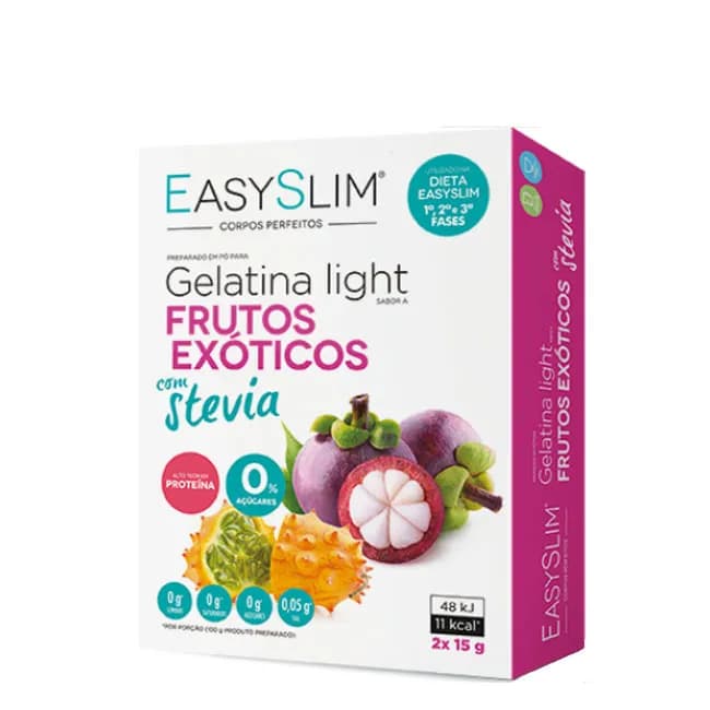 Easyslim Gelatina Lg Frut Ex Stev Saq X2