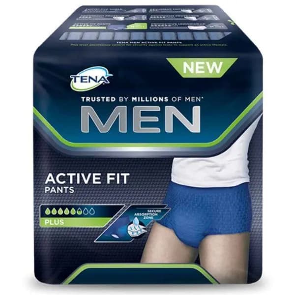 Tena Men Active Fit Cueca Plus L 4x8