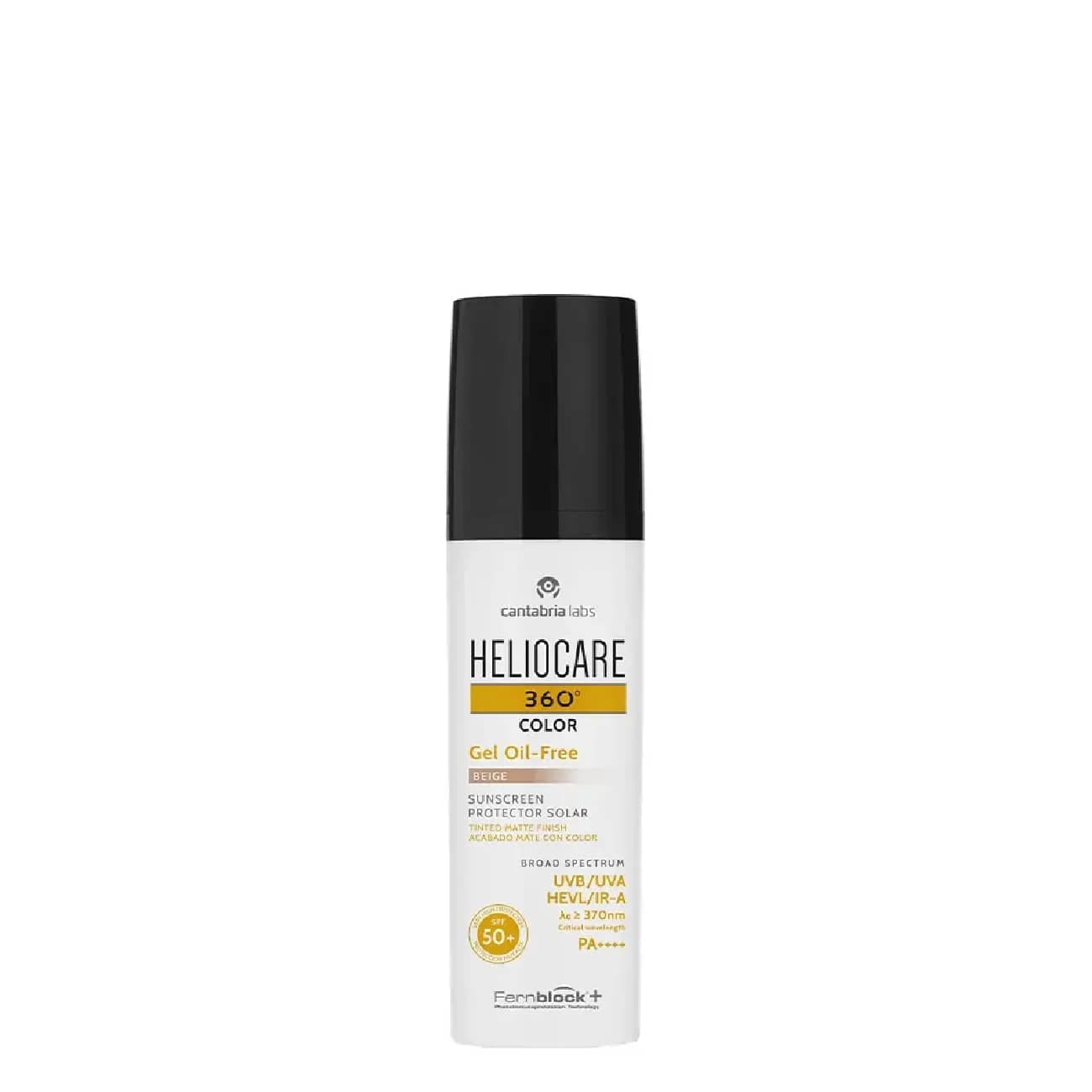 Heliocare360 Oilf Gelcor 50+ Mate 50ml Bege