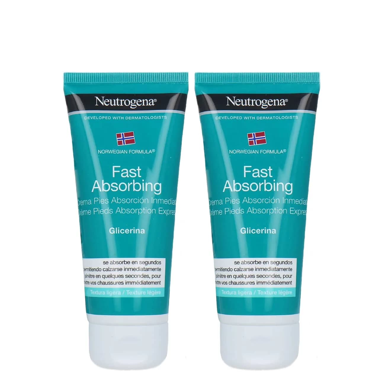 Neutrogena Pes Cr Absorc Rapida100Ml X2