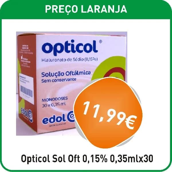 Opticol Sol Oft 0,15% 0,35ml X30