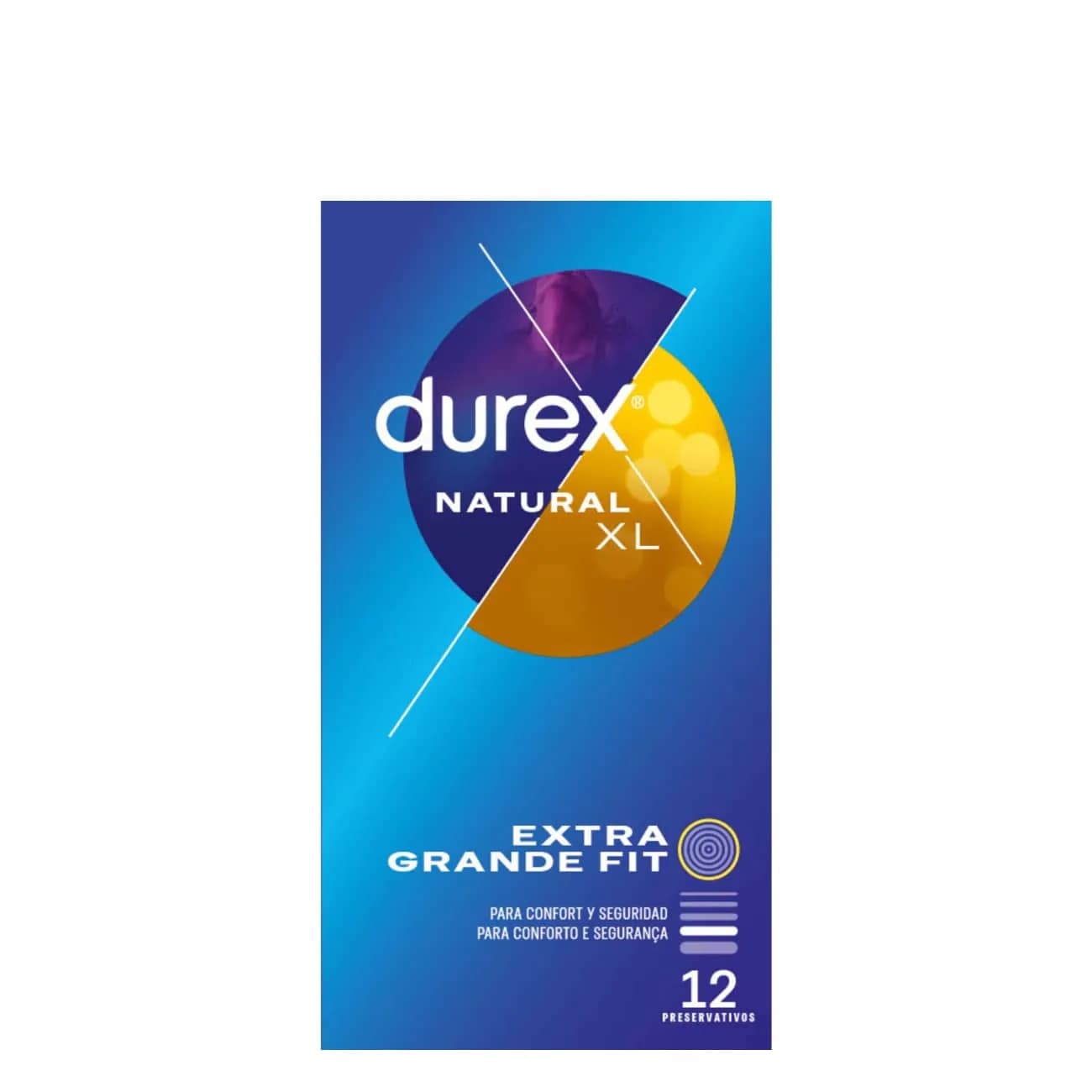 Durex Natural Preservativos Xl X12