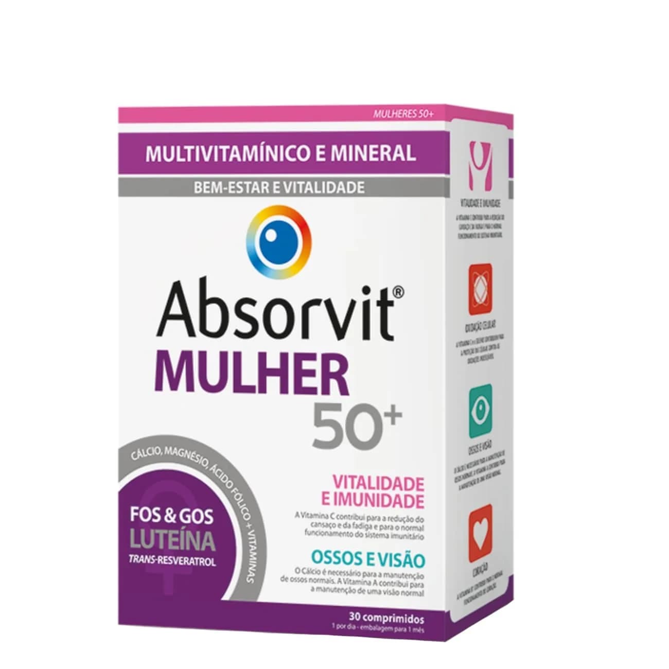 Absorvit Mulher 50+ Comp X30
