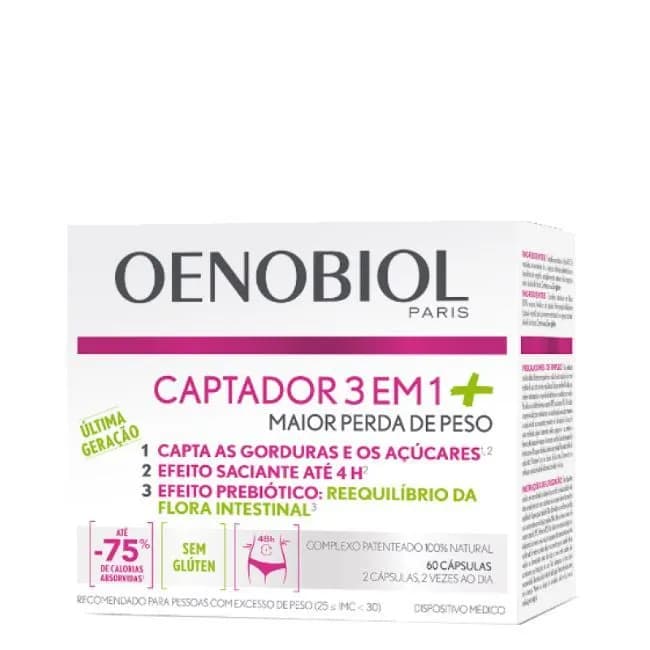 Oenobiol Captador 3em1+ Caps X60