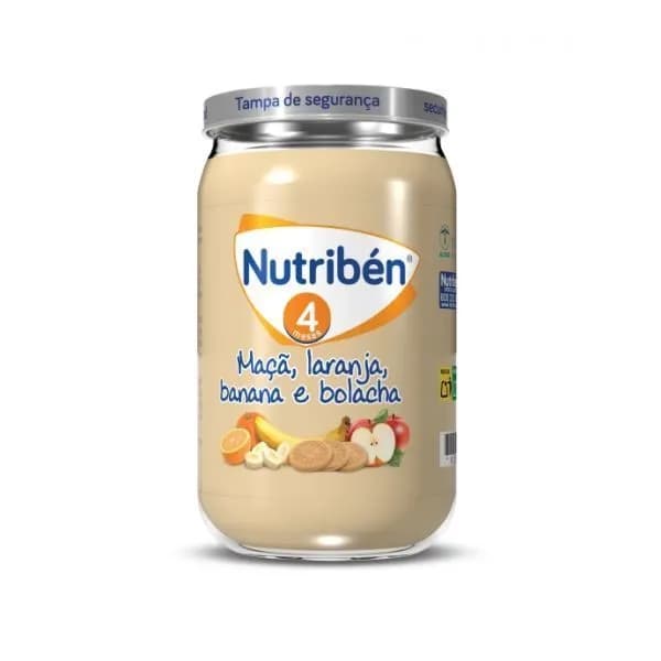 Nutriben Boiao 4 Maca Laranj Ban Bolac235g