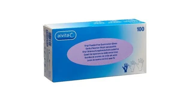 Alvita Luvas Exame Vinil S/Po S X100