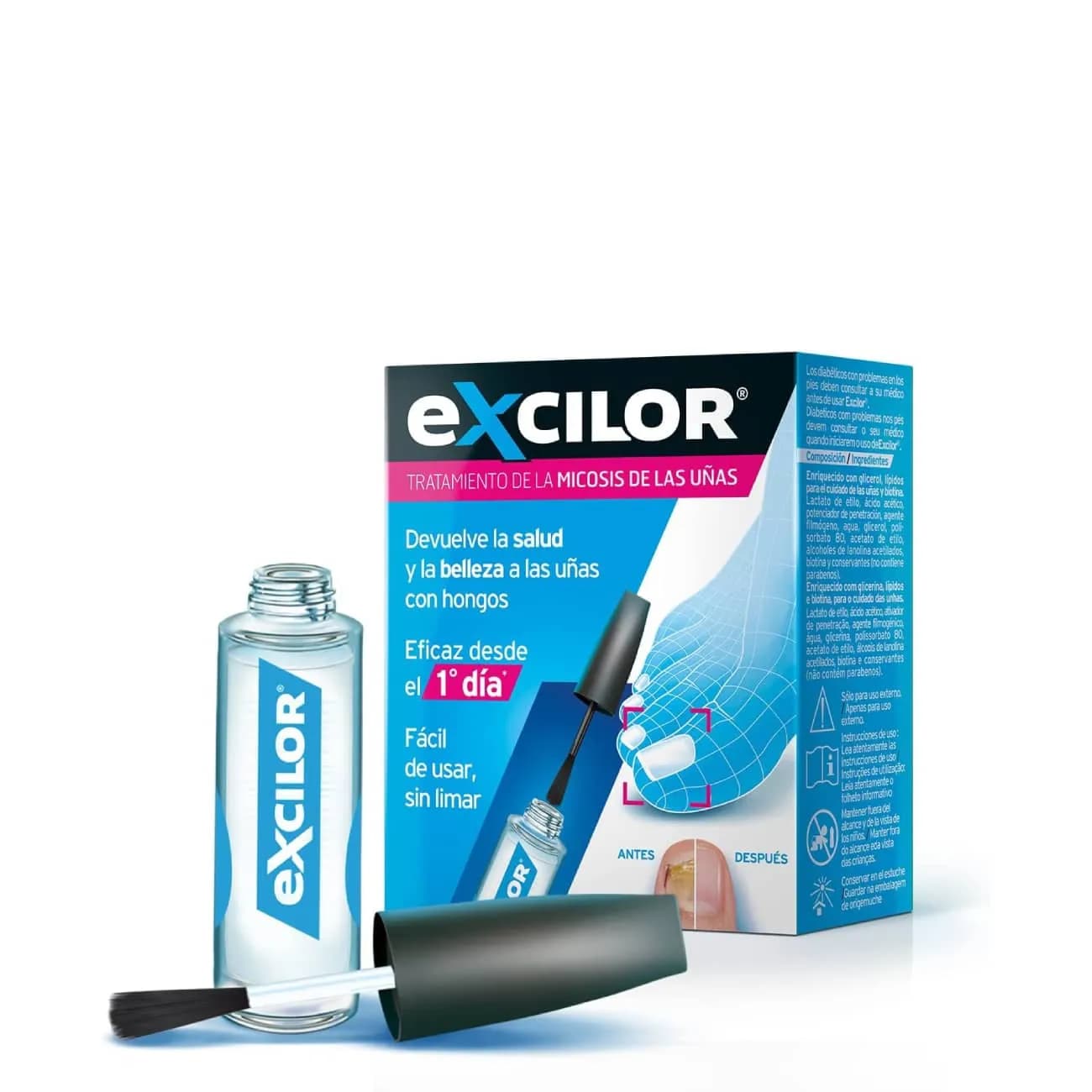 Excilor Sol Fungica Unhas 3,3Ml