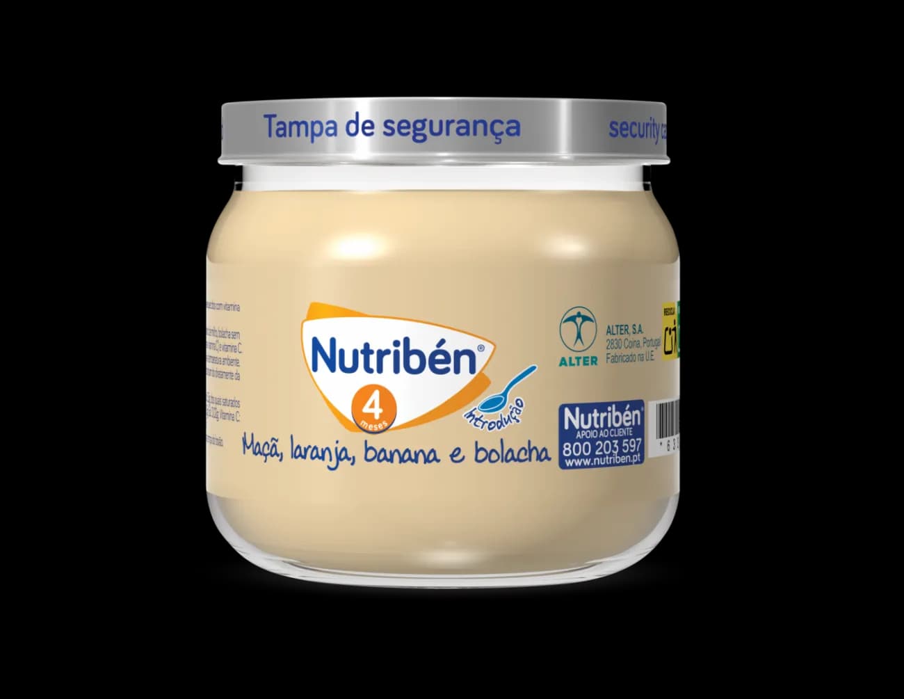 Nutriben Boiao 4 Mac Laranj Ban Bolac 120G