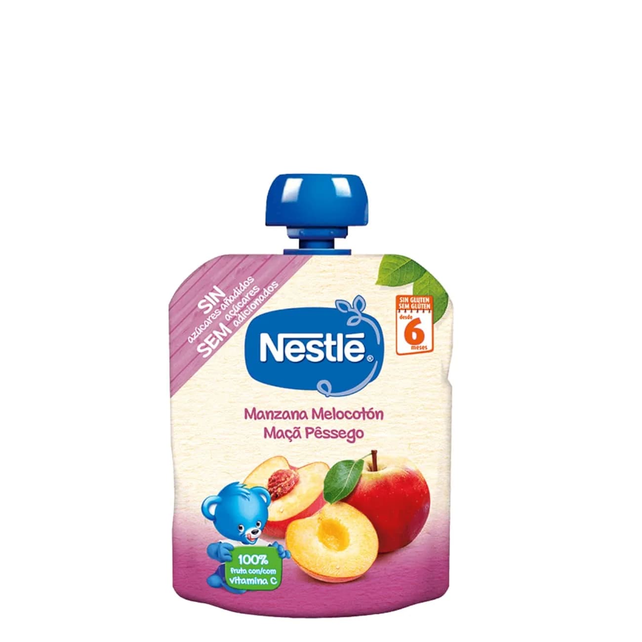 Nestle Pacotinho Maca Pessego 90G 6M+