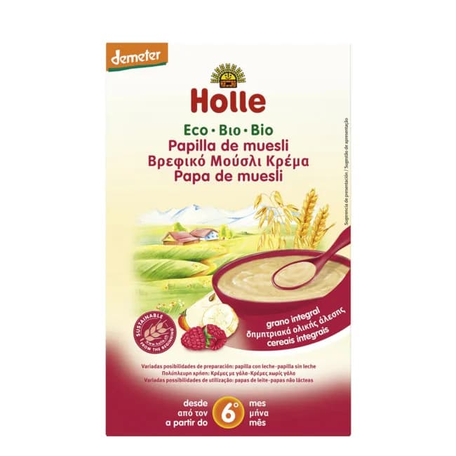 Holle Bio Papa N/Lact Muesli 250G 6M