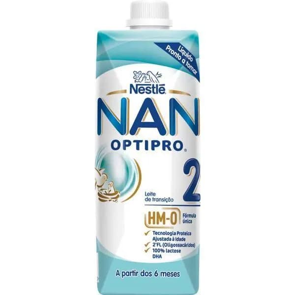 NAN Optipro 2 Leite Transicao 500Ml 6M+