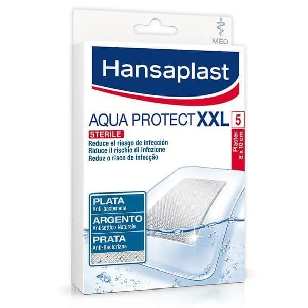 Hansaplast Aq Prot Penso XXL 8X10cm X5