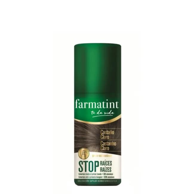 Farmatint Spray Stop Raizes Castanho 75Ml