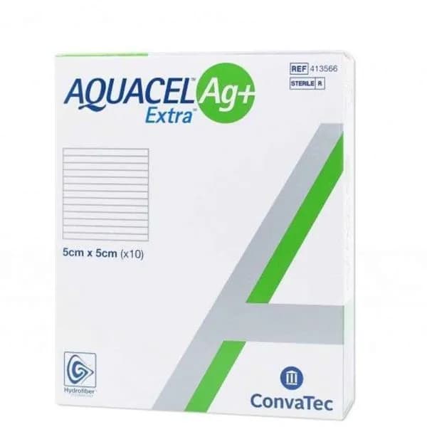 Aquacel Ag+ Extra Penso Esteril 5x5 Cm X 10