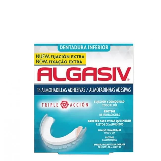 Algasiv Almofad Adesivas Dent Inf X18