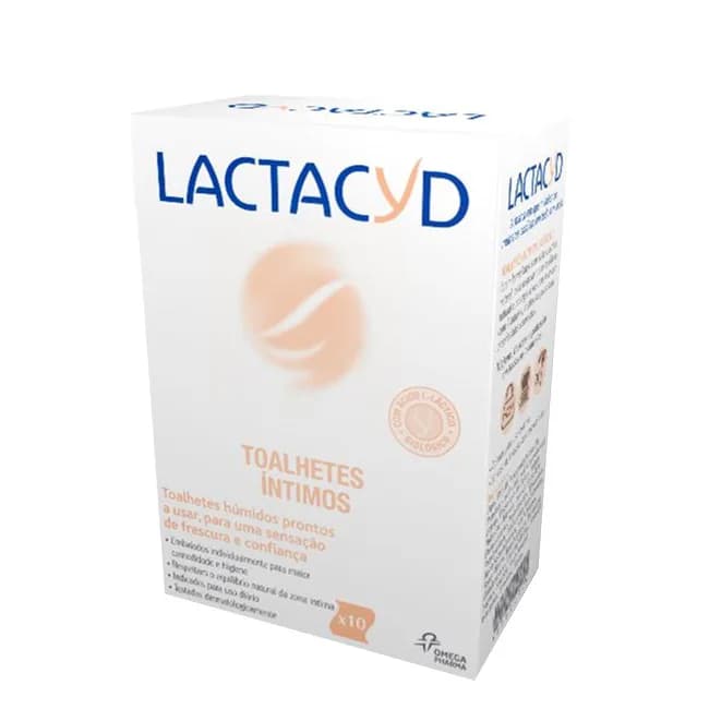 Lactacyd Intimo Toalhete Hig Intima X10