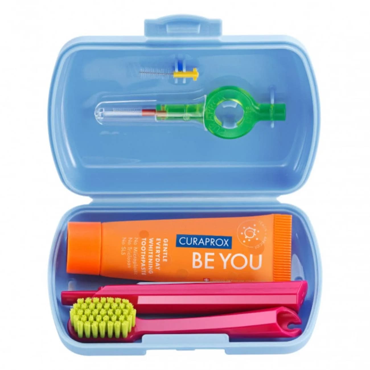 Curaprox Viagem Kit Happiness Azul
