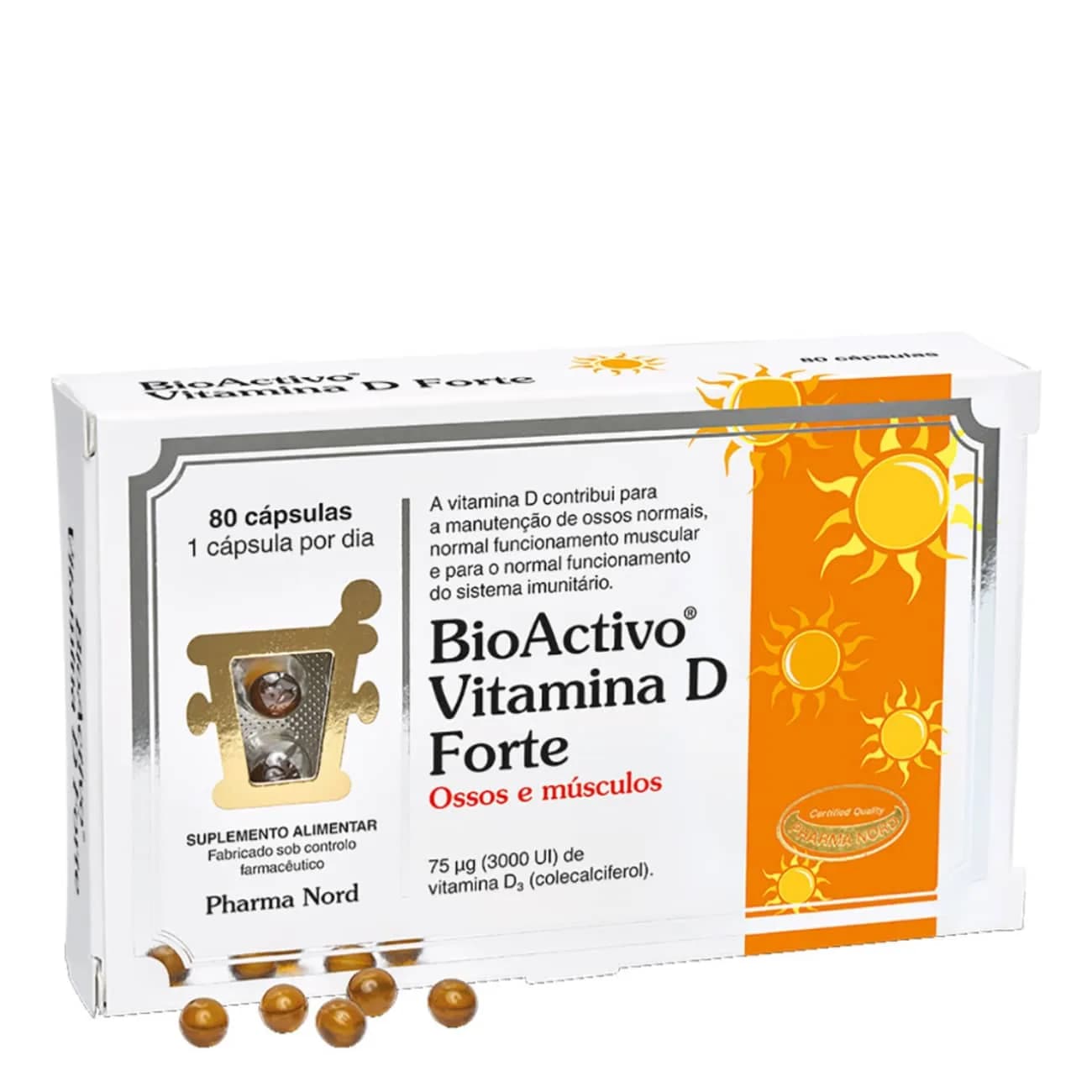 Bioactivo Vitamina D Forte Caps X80