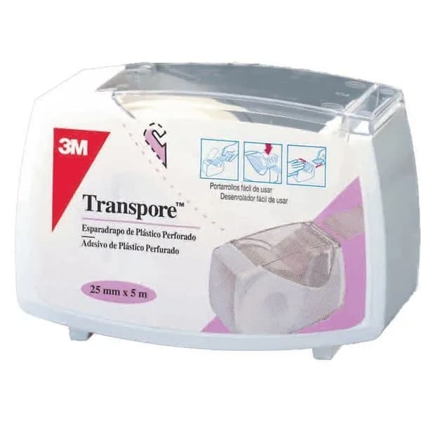 Transpore Adesivo Plastic 25mm X 5m adesivo