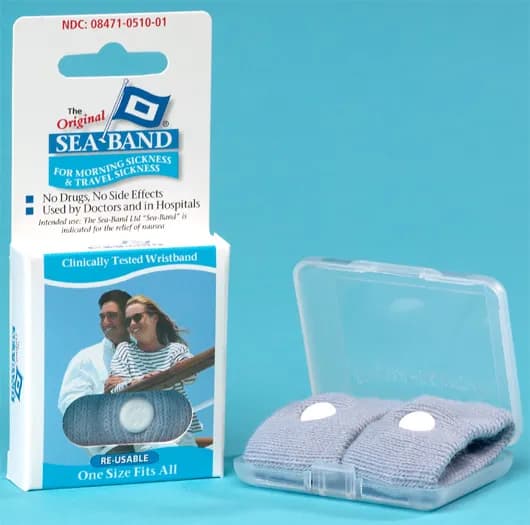 Sea Band Adulto Pulseira Nausea Cinz X 2