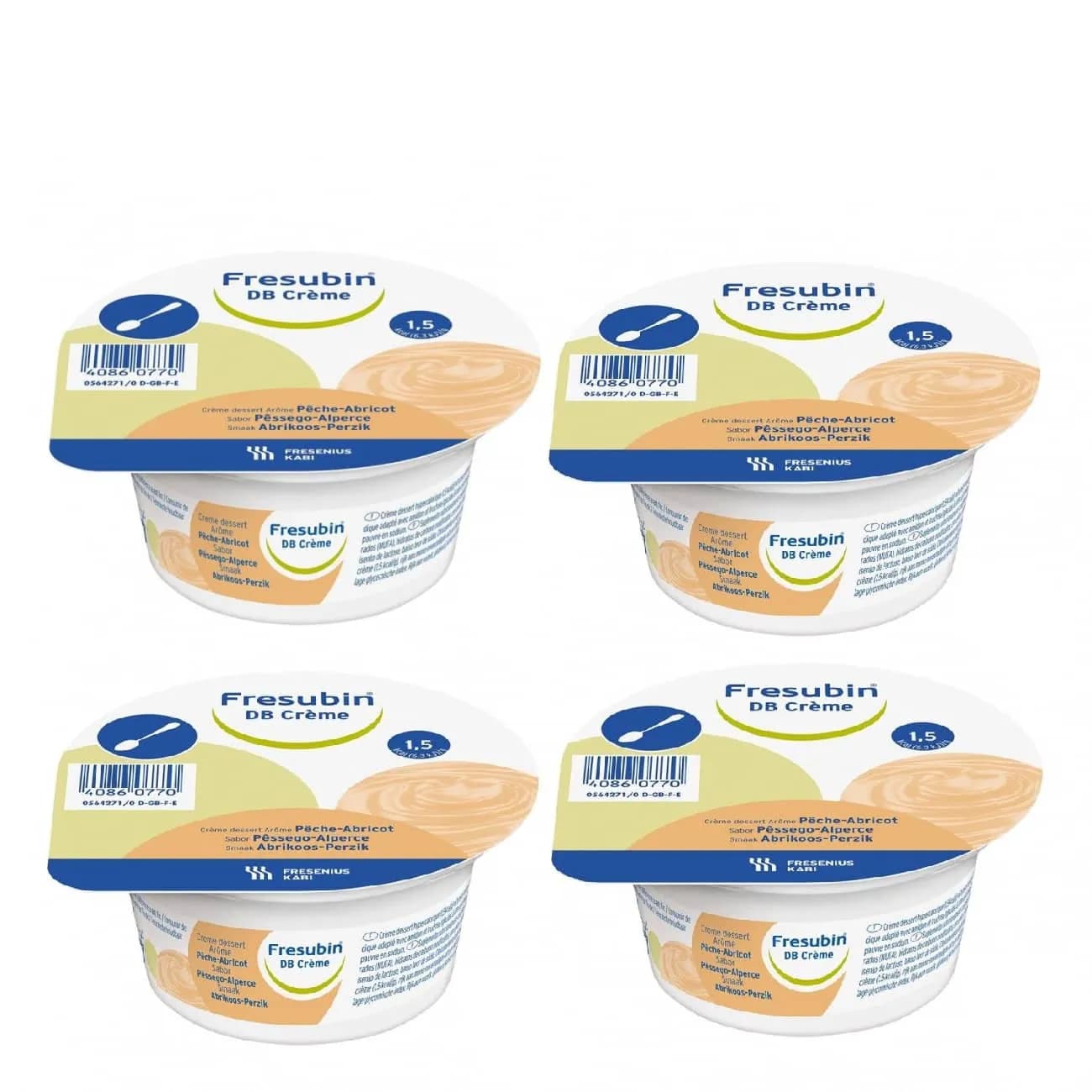Fresubin Db Creme Cr Pessego/Alp 4X125G