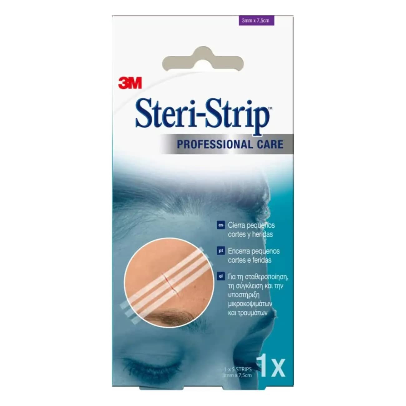 Steri Strip Fita Sutura 3x75 Mm X 5 sutura