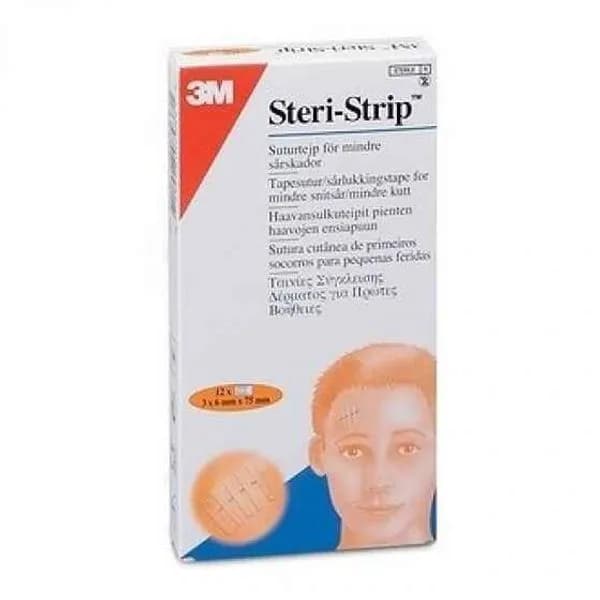 Steri Strip Fita Sutura 6x100 Mm X 10 sutura
