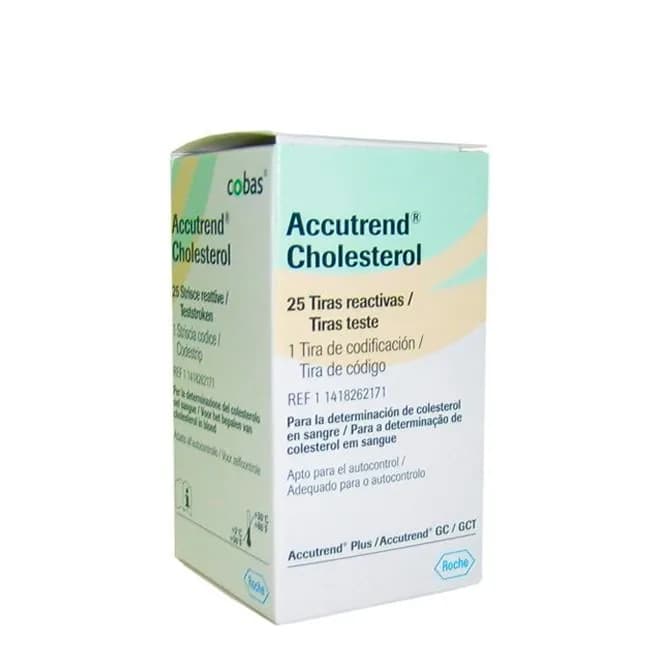 Accutrend Cholest Tira Sangue Colest X 25