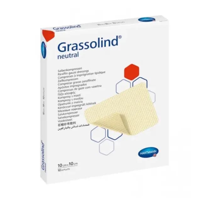 Grassolind Cpssa Pda 10x10 Cm X 10 compressa
