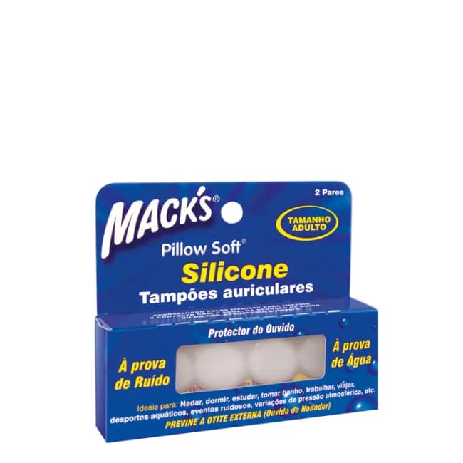 Mack S Tampao Oto Sil Branco X 4