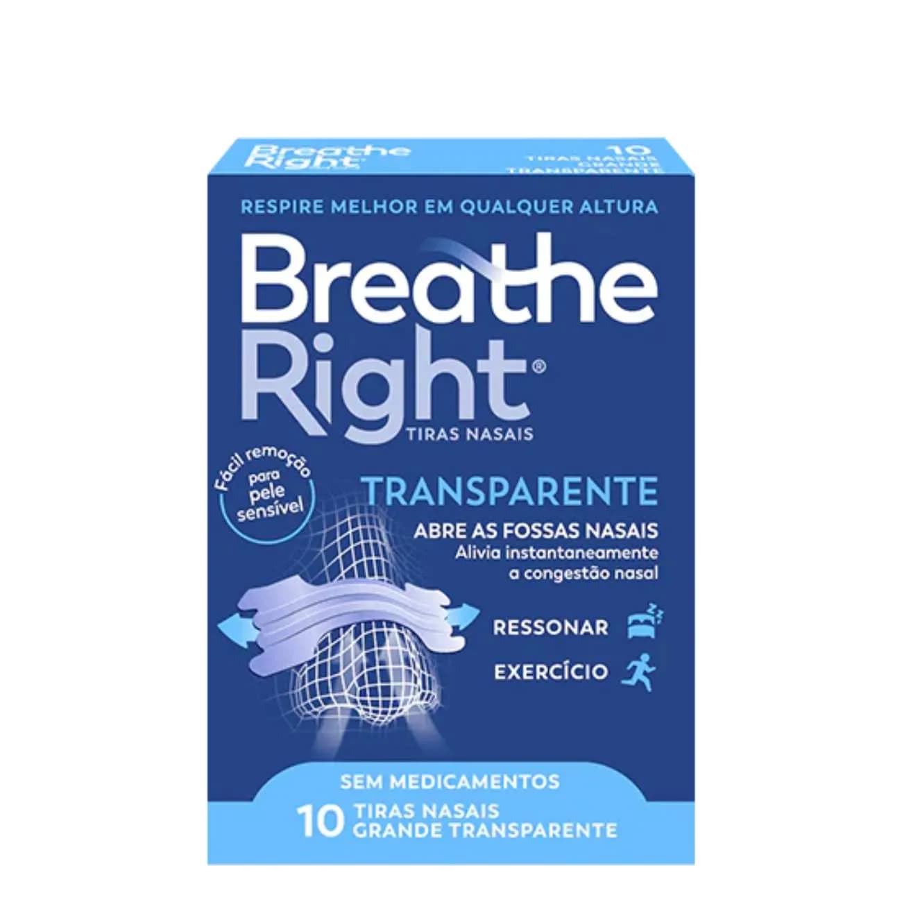 Breathe Right Penso Nasal Transp Gd X10