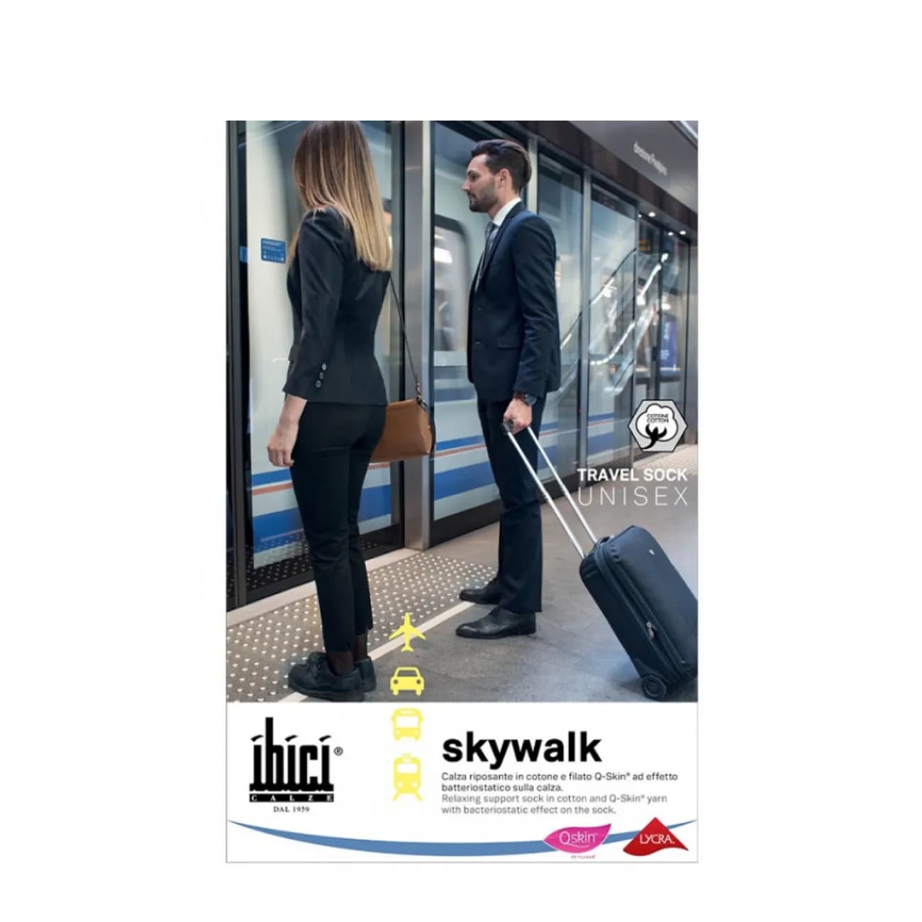 Ibici Skywalk 140 Meia Hom Preto L