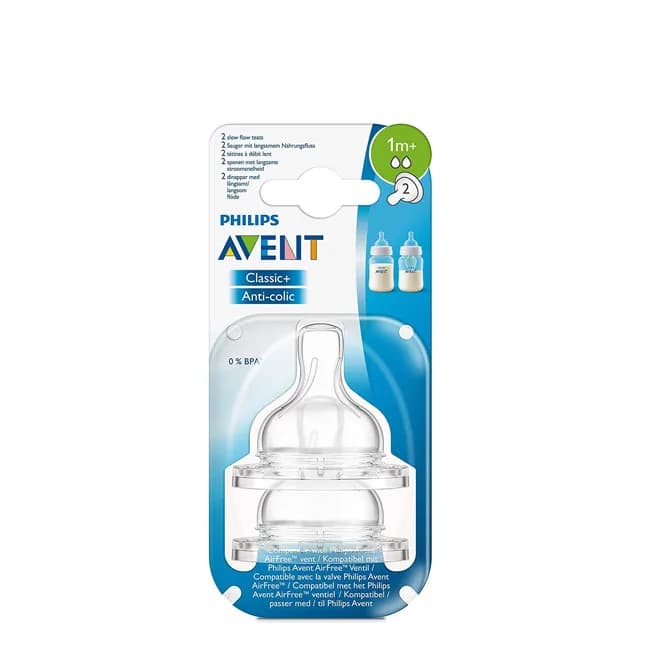 Philips Avent Tet Silic Fluxo Lento X 2