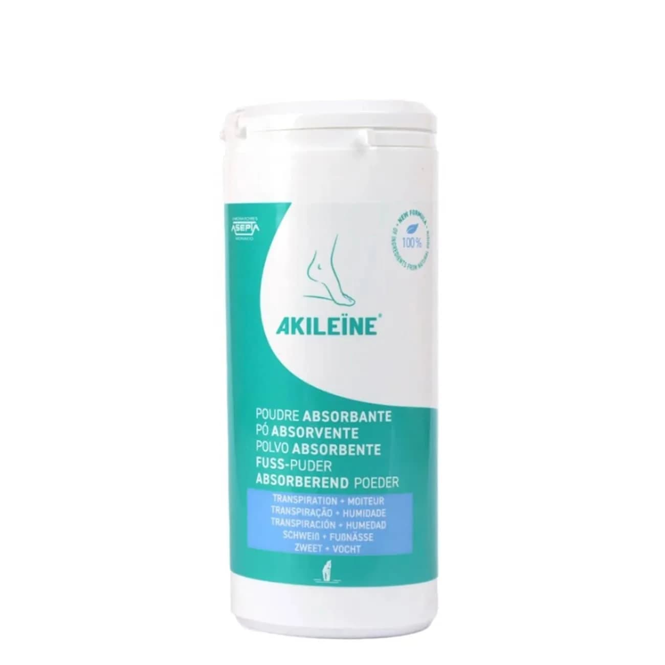 Akileine Transp Po Absorv Mico-Prev 75g