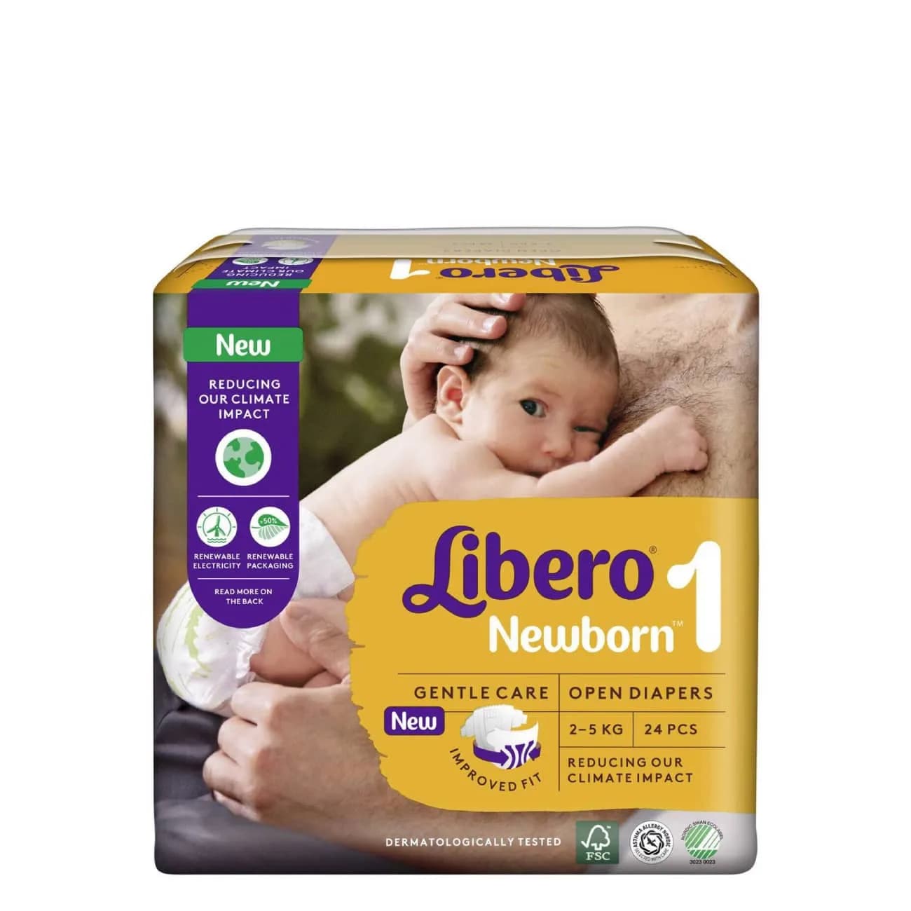 Libero Newborn 1 Fralda 2-5Kg X24