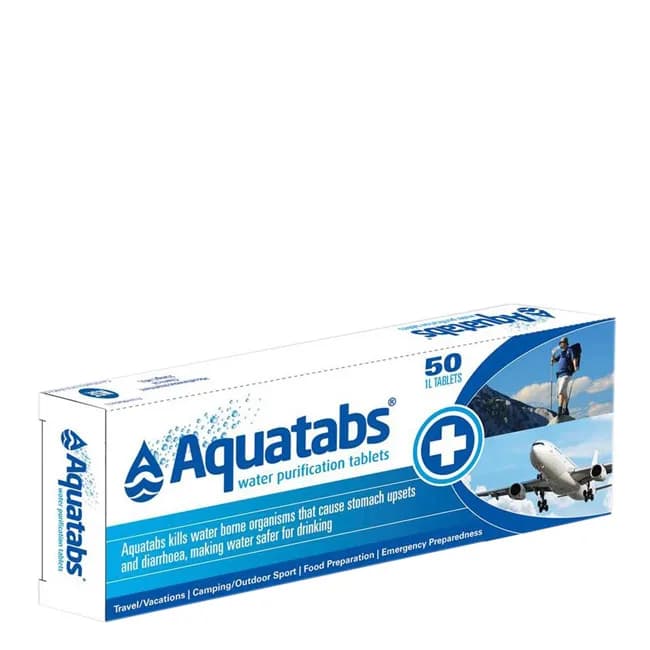 Aquatabs Past Purific Agua X 50