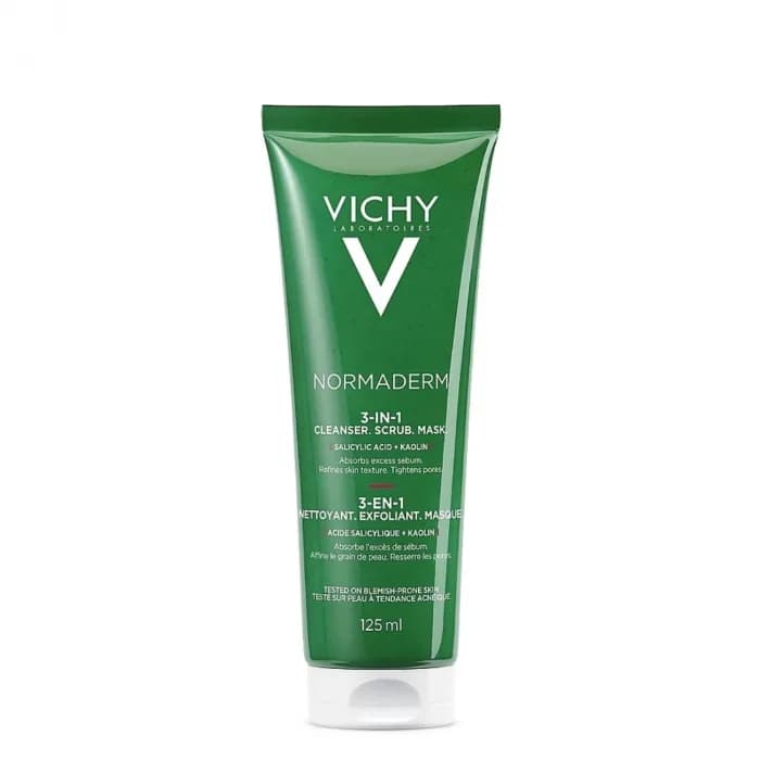 Vichy Normaderm Esfol Cr Masc 3em1 125ml