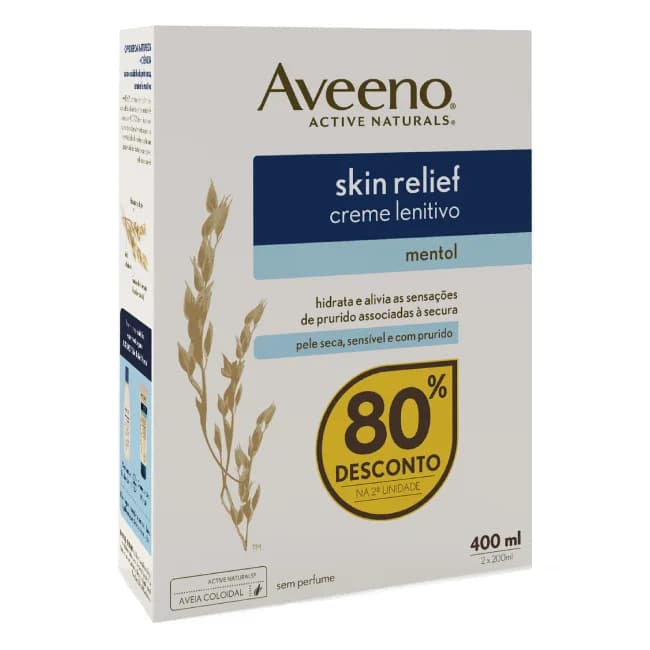 Aveeno Skin Relie Pr Cr Mentol X2 2012