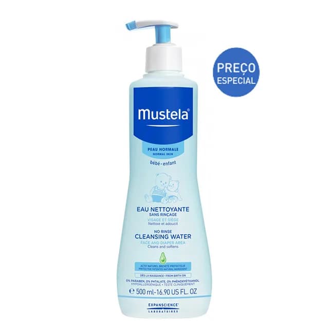 Mustela Pn Agua Limpeza Bebe500Ml PrEsp