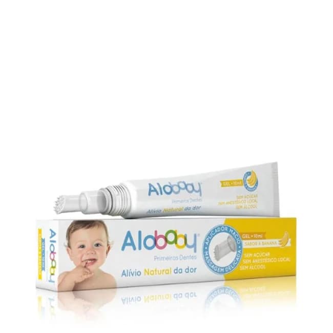 Alobaby Primeiros Dentes Gel Banana 10Ml