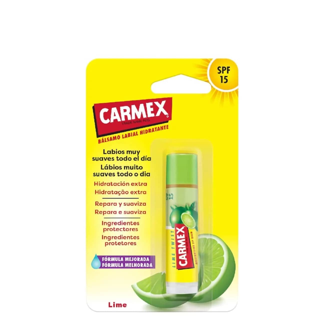 Carmex Stick Hid Lab Spf15 Lime 4,25g