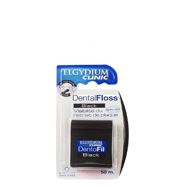 Elgydium Clinic Fita Dent Black 50M