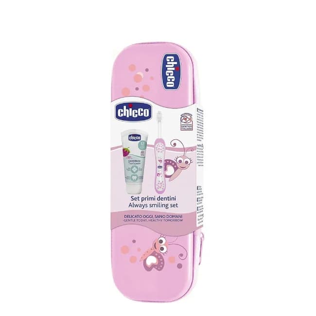Ch.Ora7533100000 Conj Hig Oral Rosa12M+